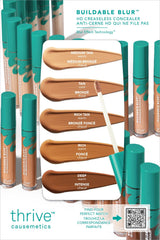 Buildable Blur™ HD Creaseless Concealer: Medium Tan to Deep Card